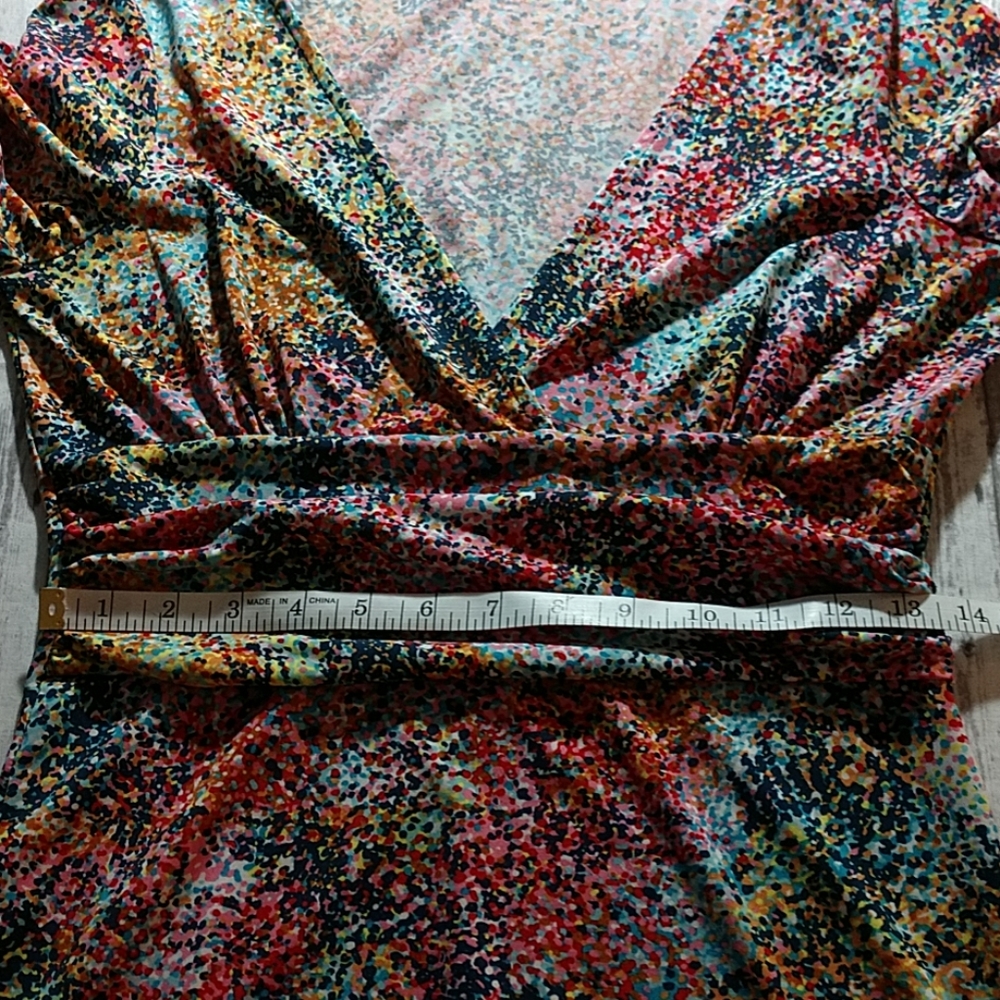 Bcbgmaxazria Multi Colored Blouse - image 4